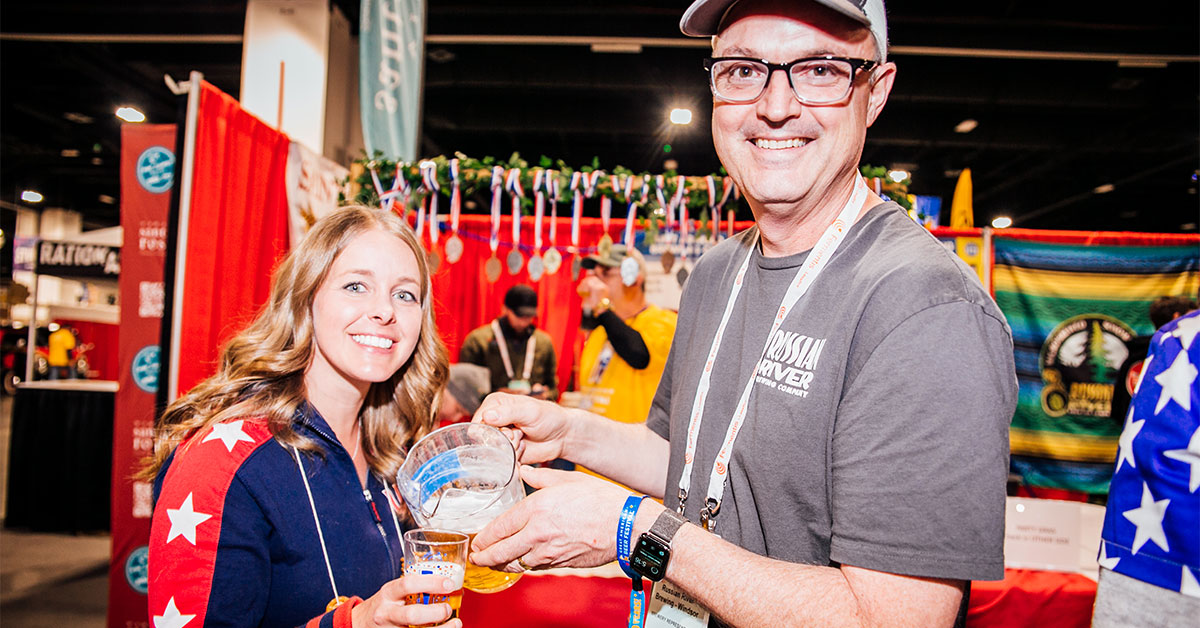 brewer at the great american beer festival