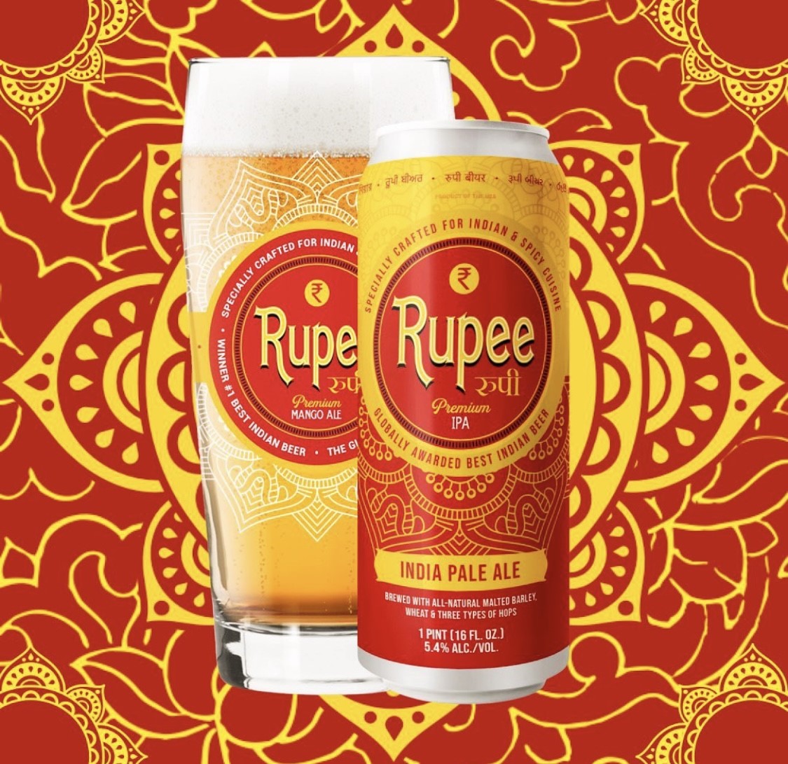 Rupee Beer IPA, image credit Rupee Beer